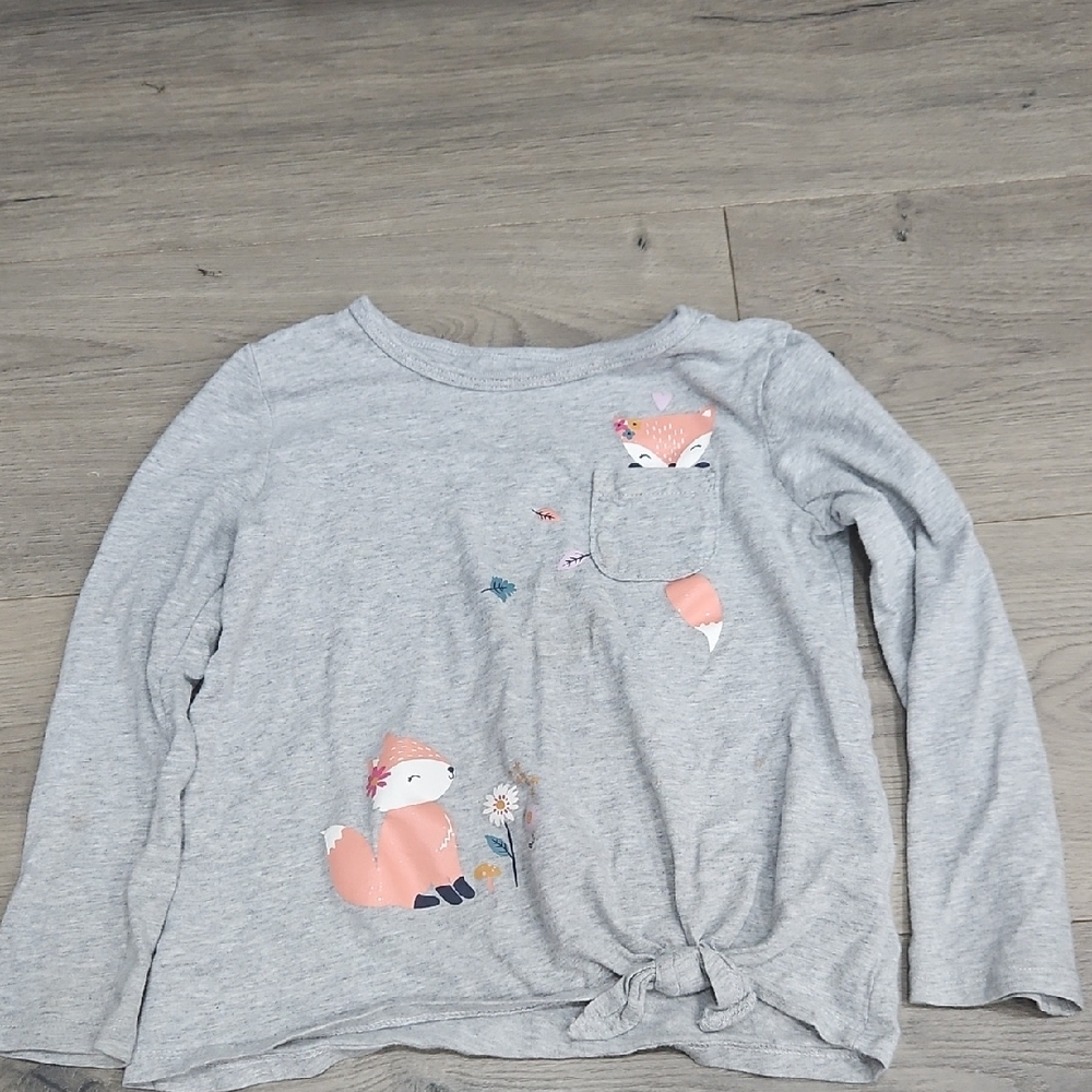 Carter's Gray Long Sleeve Tee